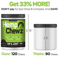 Hip & Joint Mobility Chews (Wellness Plan - Large Dog)